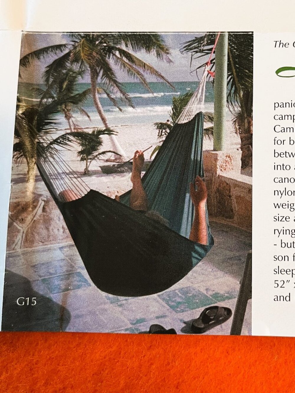 HAMMOCK for 1 NWOT 100% Nylon Camping Hammock With Mosquito Net